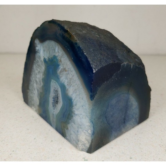 Blue Agate Bookend Crystal Stone - Picture 8 of 12